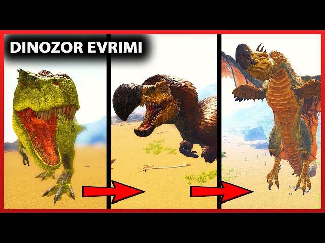 DodoRex Evrim Geçiriyor ve Dodo Wyvern Oluyor! | PLAY AS DINO | ARK Survival Evolved | Uzun Versiyon