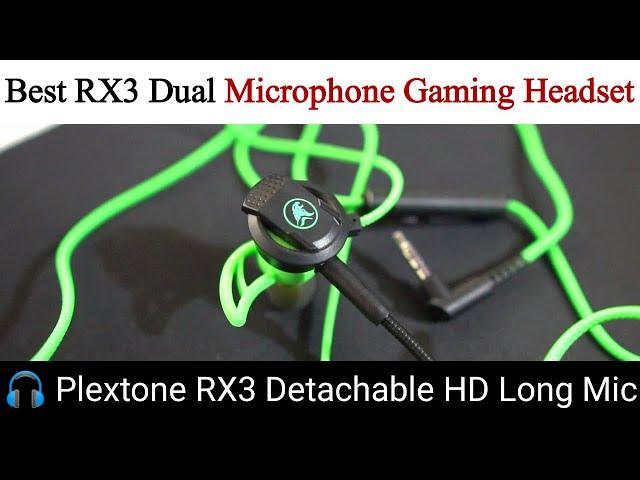 Plextone RX3 Review | Mic Test of xMowi RX3 Unboxing | RX3 Gaming Headphone | Rja 500