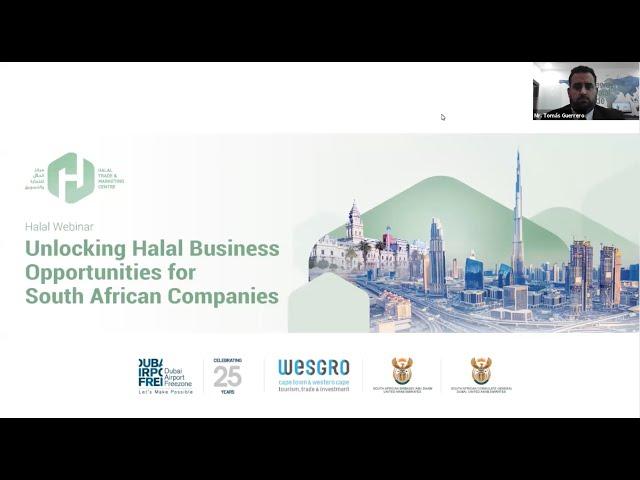 Unlocking Halal Business Opportunities for South African Companies Webinar