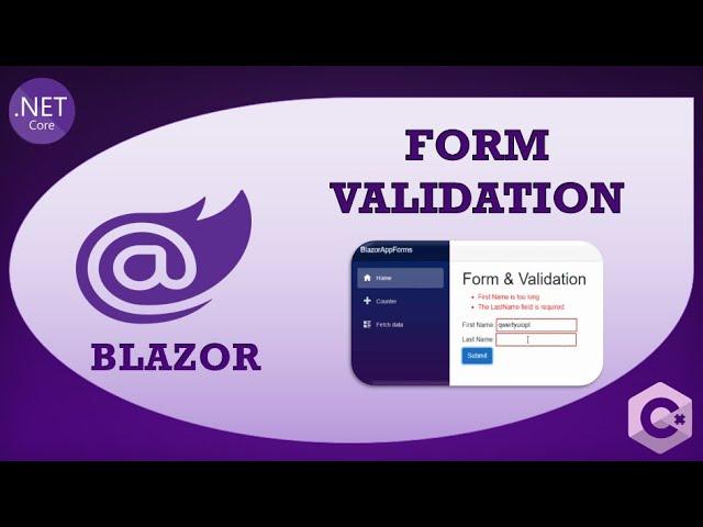 Blazor Form Validation