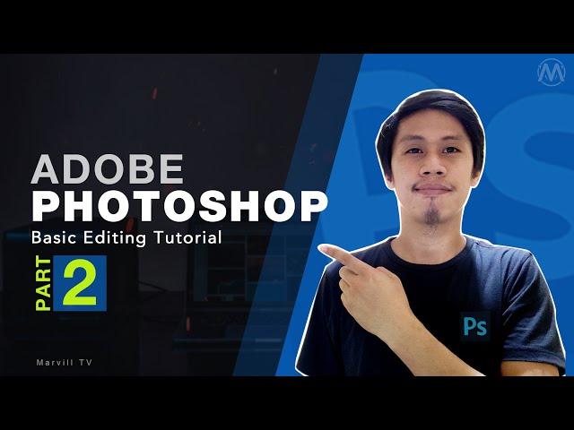 Adobe Photoshop Basic Editing Tutorial Part 2  ( Working with Text  )
