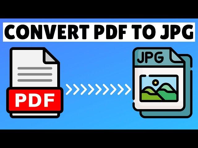 How to Convert PDF to JPG