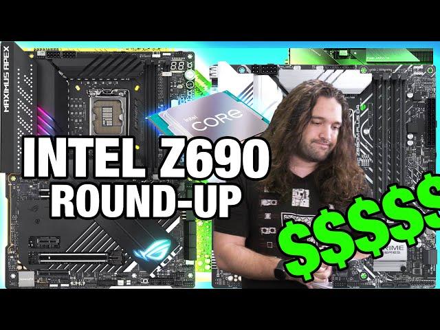 Intel Z690 Motherboard Round-Up (for 12900K, 12700K, & 12600K Alder Lake CPUs)