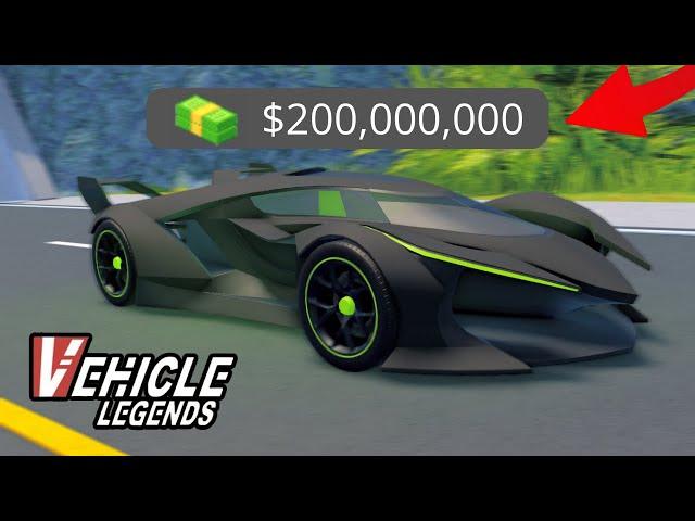 How I Got $200,000,000 in Vehicle Legends!