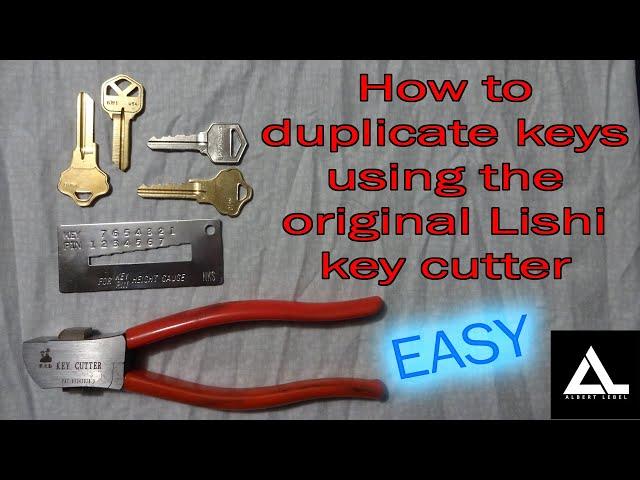 #348 How to duplicate a key with the Lishi key cutter