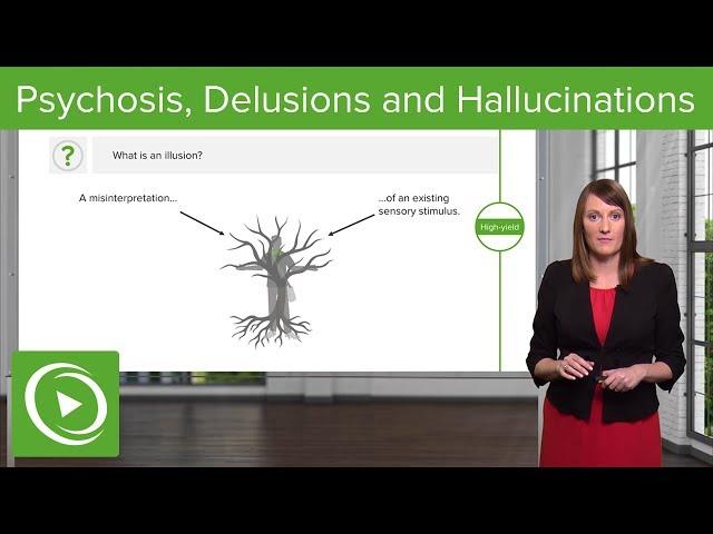 Psychosis, Delusions and Hallucinations – Psychiatry | Lecturio