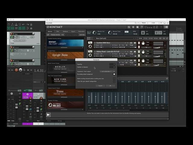 Setting up Kontakt in Reaper