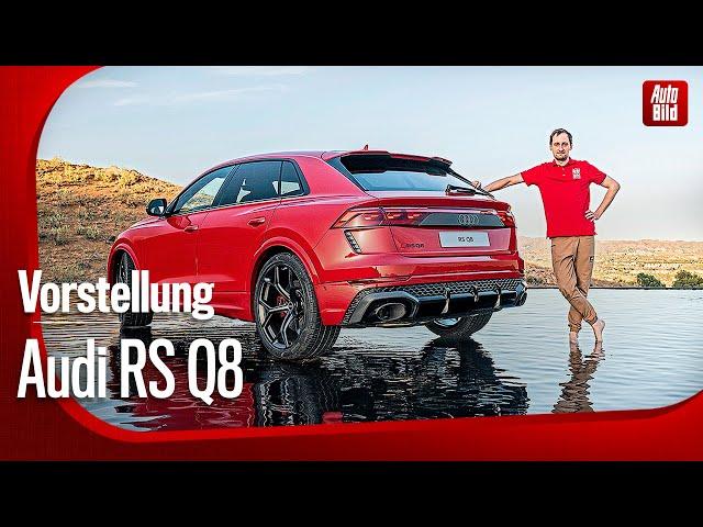 Erster Check im frischen Audi RS Q8 – kostenloses Fußbad inklusive!