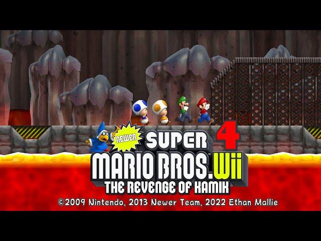 Newer Super Mario Bros.Wii 4 The Revenge Of Kamik 100% Complete