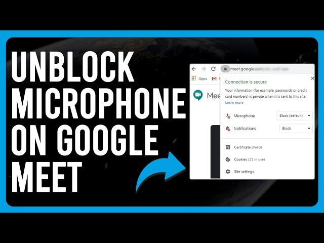 How To Unblock A Microphone On Google Meet (How To Fix Blocked Mic On Google Meet)