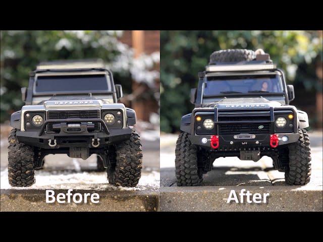 Aesthetic Upgrades TRX-4 Defender and Creation of Outdoor Crawler Adventure Track