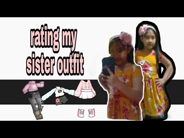 RATING MY SISTER OUTFIT| LUDY VALERA VLOG 017