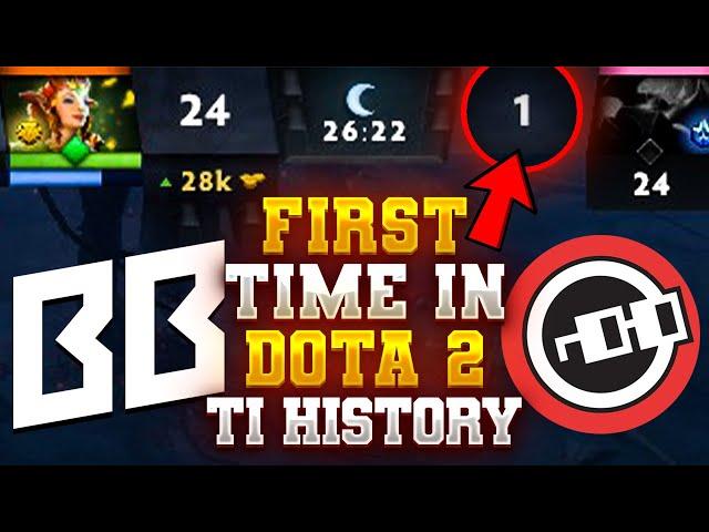 WTF JUST HAPPENED?! FIRST TIME IN DOTA 2 TI HISTORY - 24-1 STOMP - BB vs NOUNS - TI13 Dota 2