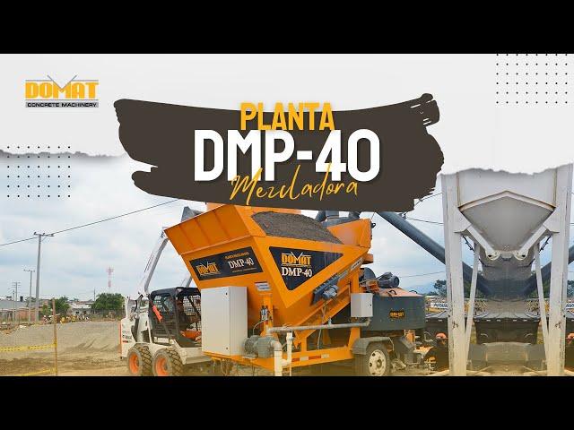Planta DMP-40 de Domat: Optimiza tu Producción de Concreto