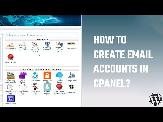 How to create email accounts in cPanel? cPanel email setup #WordPress 69