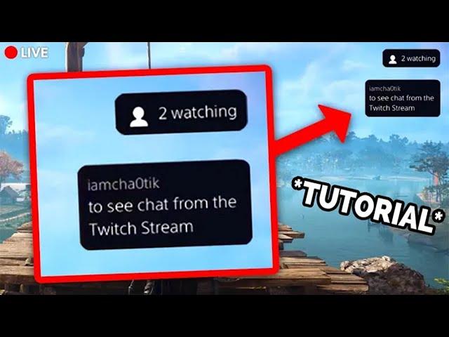 How To Get Overlays ON PS5 Stream   Add Live Chat And Viewer Count To Your Livestream