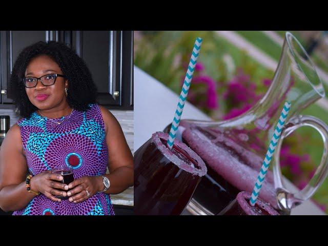 How to make Sobolo. Sobolo/ Hibiscus tea/ Zobo / Bissap recipe. My all time favorite drink.