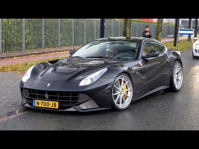 Ferrari F12 Berlinetta with Novitec Exhaust - LOUD Accelerations and Burnout !