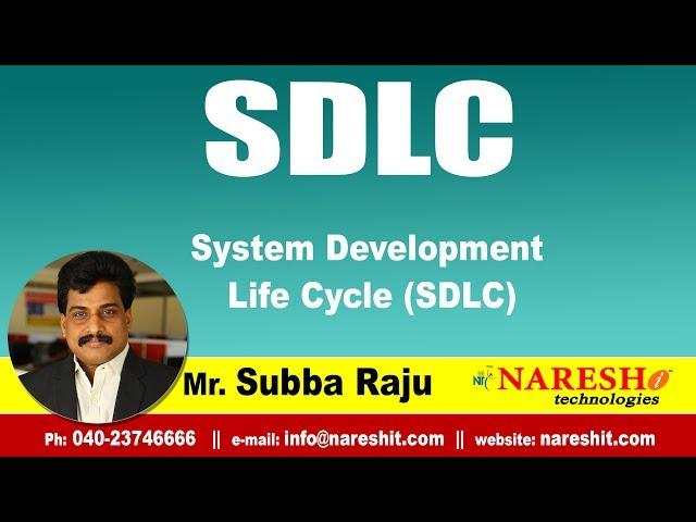 SDLC Tutorials | System Development Life Cycle (SDLC)  | Mr.Subba Raju