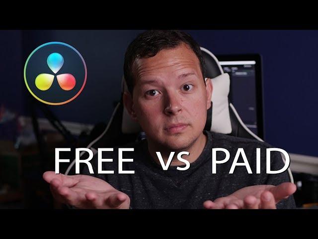 Resolve FREE vs STUDIO...Which One Do You Need?