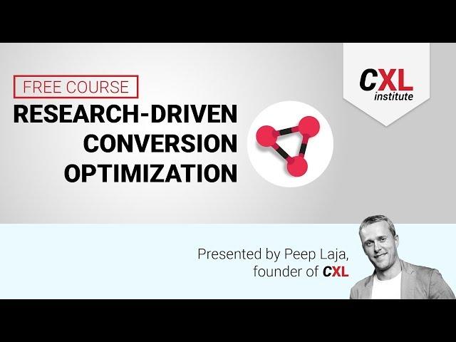 Conversion Optimization Course by CXL