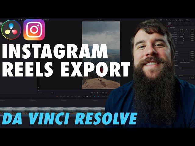 How To Edit & Export High Quality Instagram Reels In DaVinci Resolve 18