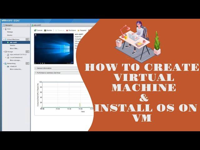 How to create virtual machine and install OS on Virtual Machine | VMware Beginners Tutorial