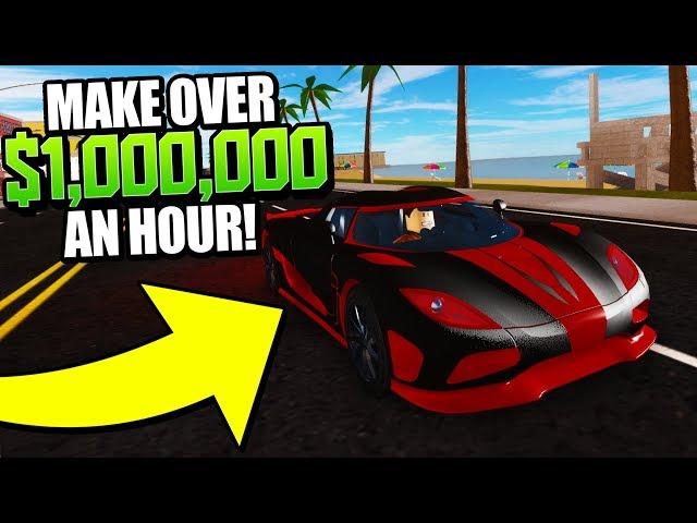 The BEST Way to Make Money in Vehicle Simulator! $1m per HOUR!! (Roblox)