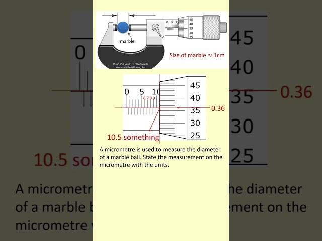 Measurements using Micrometer screw gauge | Measurements #physics #measurements