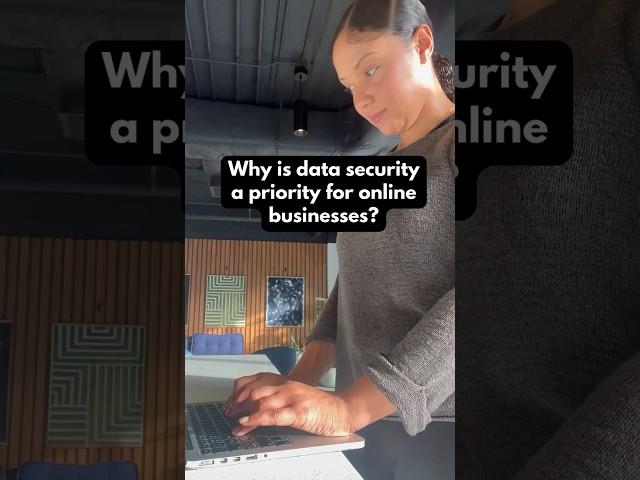 Why is data security a priority for online businesses? #datasecurity