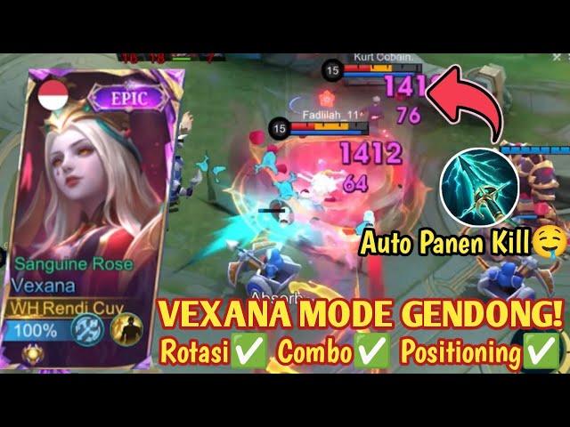 VEXANA 1x COMBO MATI! INI DIA BUILD VEXANA DI PATCH TERBARU BUILD VEXANA TERSAKIT 2024 - MLBB