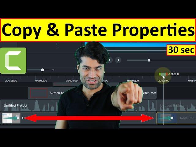 Copy and Paste Properties and Effects Camtasia