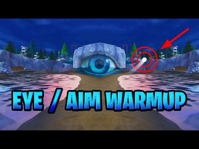 Aim Training FPS Eye Exercise Warmup - Fortnite Scene - Eye Training for Better Aim and Focus