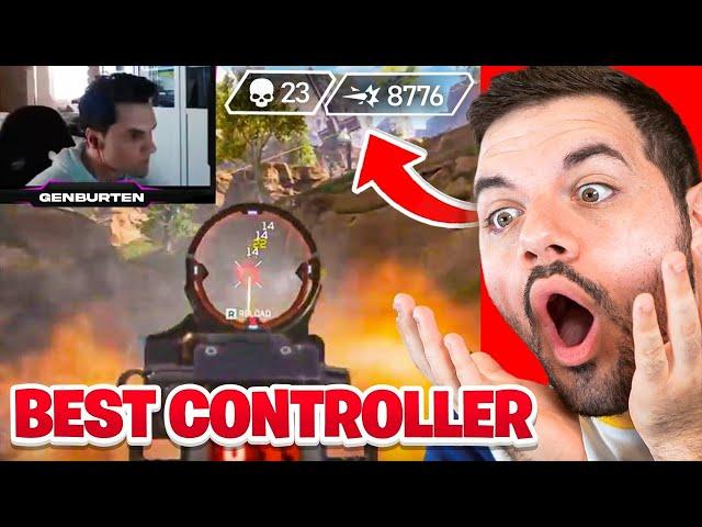 Reacting to Genburten THE BEST CONTROLLER PLAYER EVER in Apex Legends!