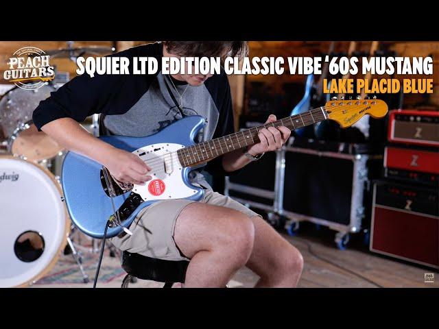 No Talking...Just Tones | Squier Limited Edition Classic Vibe '60s Mustang - Lake Placid Blue