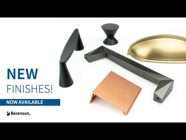 Berenson Decorative Hardware Product Highlights 2020