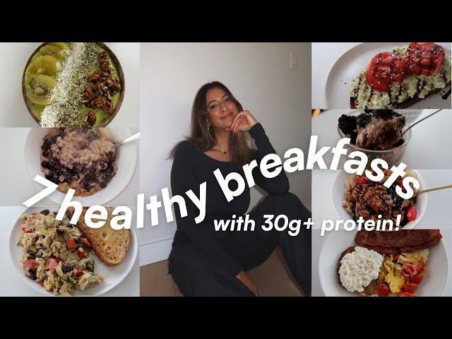 HEALTHY BREAKFASTS with 30g+ PROTEIN (in under 15 min) | hormone balancing + easy recipes