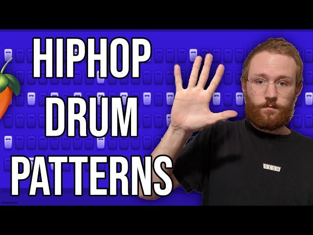 5 DRUM PATTERNS die jeder Hip Hop Producer kennen sollte | FL Studio Tutorial Deutsch