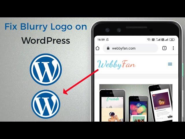 How to Fix Blurry Logo on WordPress Website