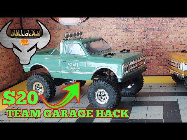 SCX24 C10 BUDGET BUILD TEAM GARAGE HACK CARBON FIBER FRAME RAILS