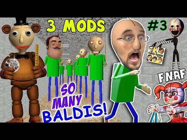 BALDI's BASICS of FNAF EDUCATION & CLONING MOD + I'M BALDI vs. Principal (FGTEEV Cheat Escape #3)