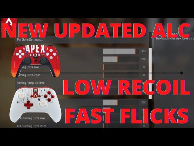 Updated Best Slower ALC Settings Basically No Recoil Apex Legends Season 9 Controller Aim assist