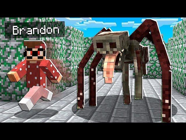 RUN FROM THE GIANT EVIL MONSTER IN MINECRAFT POCKET EDITION!