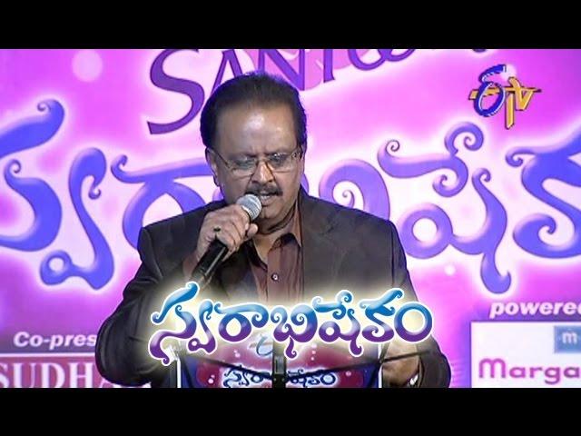 Adivo Alladivo Song - SP.Balu Performance in ETV Swarabhishekam - Chicago,USA - ETV Telugu