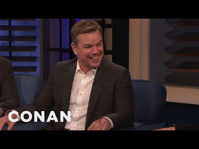 Matt Damon & Tom Cruise Have Different Approaches To Death-Defying Stunts | CONAN on TBS