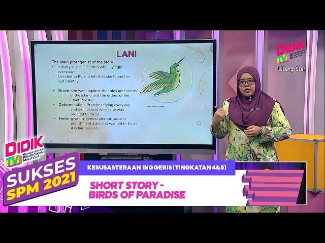 Sukses SPM (2021) | Kesusasteraan Inggeris (Tingkatan 4&5): Short Story - Birds Of Paradise [R]