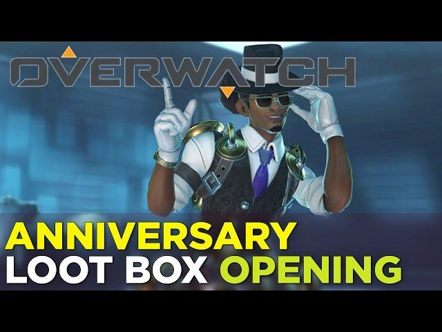 OVERWATCH Anniversary Loot Box Opening x25 + New Emotes and Skins