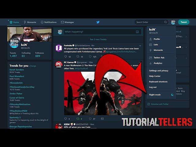 How to Make Your Twitter Theme Dark (Night Mode)