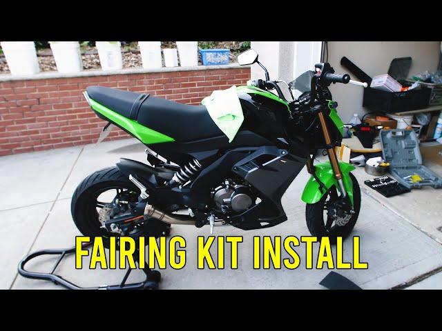 Wide Body Fairing Kit Install | Z125 Pro