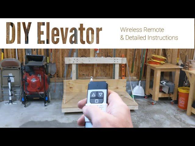 DIY Elevator with Wireless Remote (No Welding!)